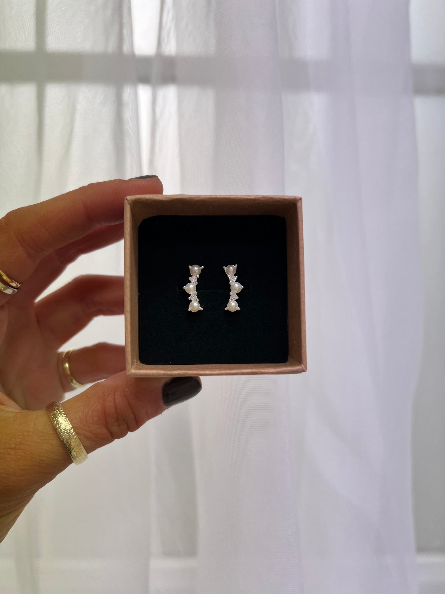 Freshwater Pearl & CZ crawlers
